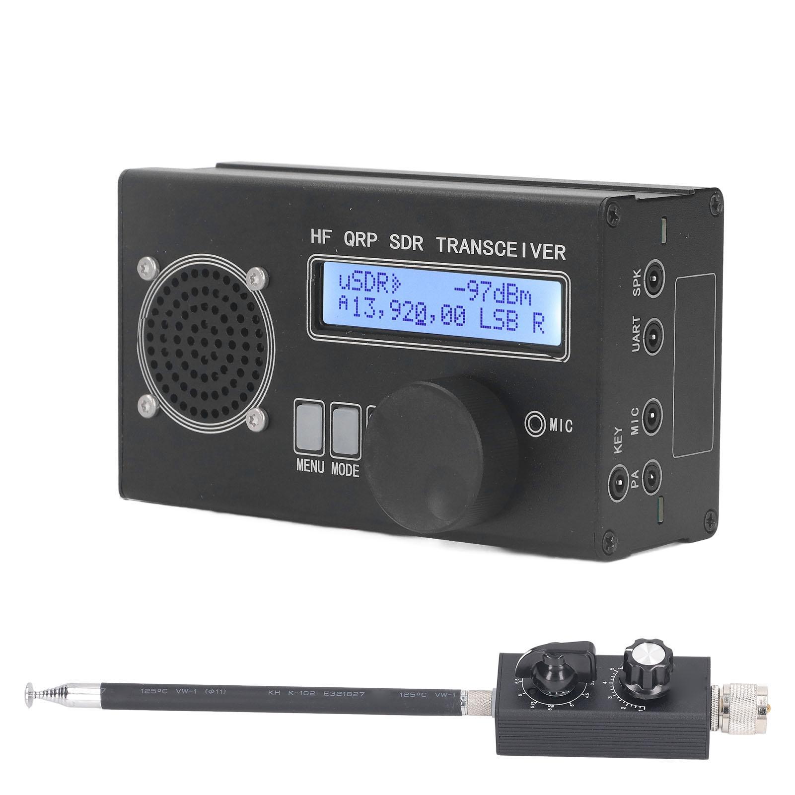 

SDR коротковолновый радиоприемопередатчик USDR USDX Mini 8 Band SSB CW QRP трансивер 3,5 до 470 МГц 20 Вт