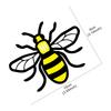 Colour Manchester Bee Vinyl Stickers Car Decals Auto Whole Body Color Vinyl Films Auto Exterior Decoration Car Accessories