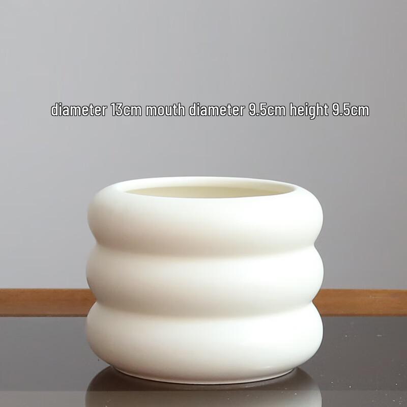 

Nordic Ceramic Donut Planter