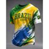 2026 Mens Brazil Soccer Jersey Football TShirt Short Sleeve Athletic Sportswear Fan Top Summer Te
