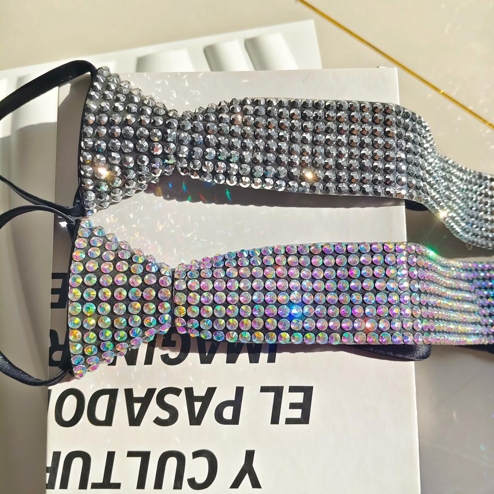 Diamond Encrusted Narrow Tie With Arrow Shape For Men And Women Perfect For Formal And Casual Wear