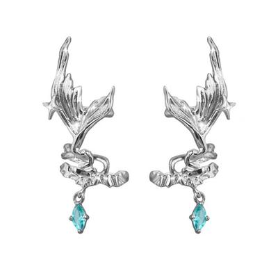 Gender Neutral Fish Tail Ear Clip Without Piercing Lightweight Copper Ear Cuff Accessories For Men And Women