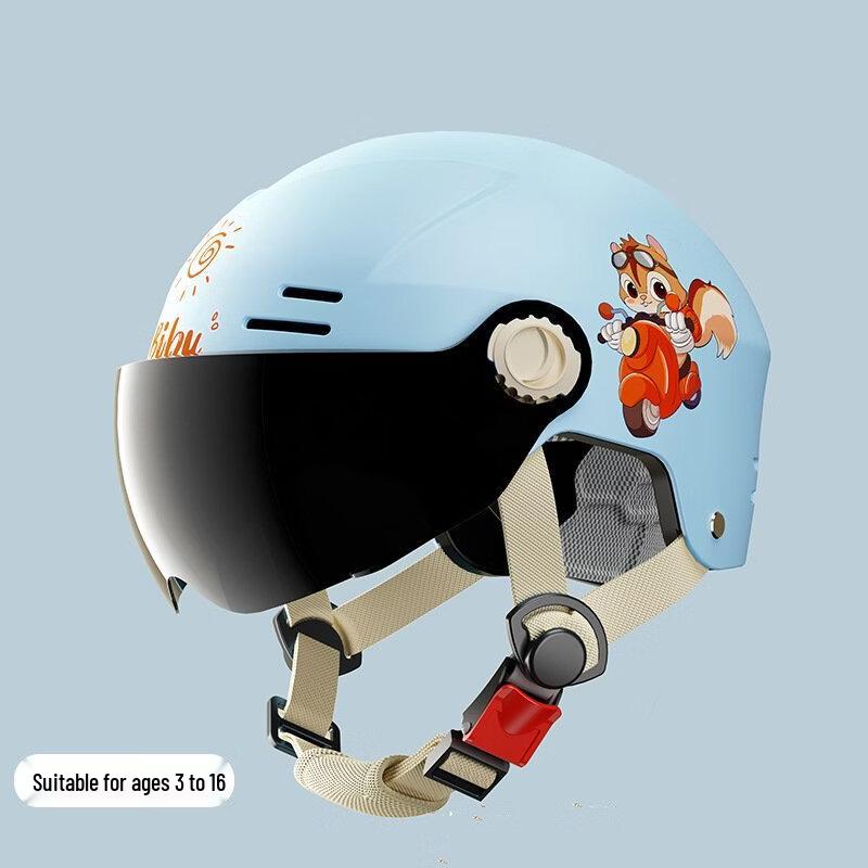 

Kids Half Helmet with Sun Visor