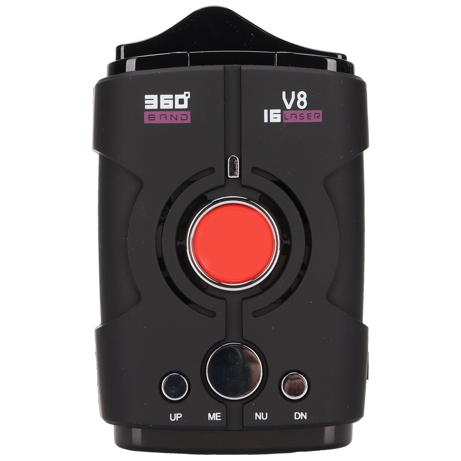 

Автомобильный радар-детектор с углом обзора 360 градусов, сканирующее устройство для обнаружения и обнаружения, универсальная голосовая сигнализация 12 В для транспортных средств