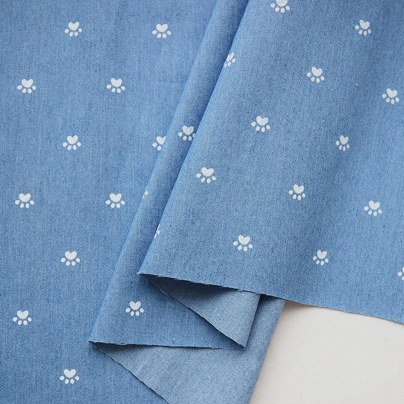 100x150cm Gewaschener Denimstoff Baumwolle DIY Handgemacht Puppenkleidung Jeans Rock Jacke Tasche Material Bekleidungsstoff