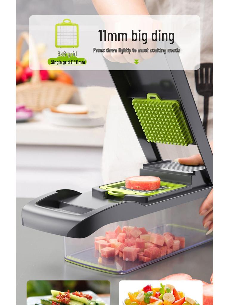 Multifunctional Veggie Cutter & Peeler: Potato, Carrot, and Vegetable Slicer, Dicer, Grater.