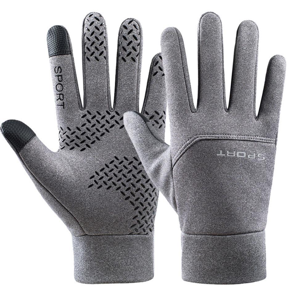 Gobygo Autumn Winter Outdoor Warm Gloves Windproof Waterproof Full Finger Anti-Slip Touchscreen Gloves Skiing Cycling Men Women
