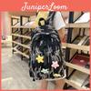 Stylish Nylon Backpack For Junior And High School Students Lightweight And Comfortable Design