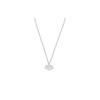 Logo Decorative Brass Necklace Men Necklace Silver N2811HOMMTD000