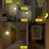 Us Plug Led Stars Night Lights Night Lamp Light Home Decoration Bedroom Bedside Baby Room Sleeping Wall Lamp Corridor Lighting
