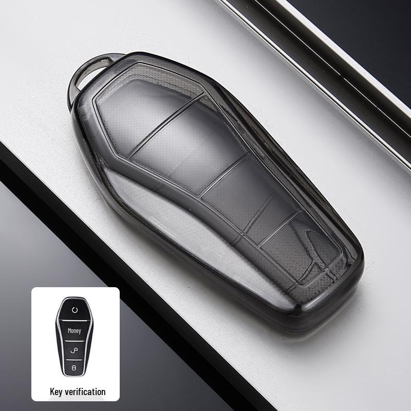 BYD Key Case: TPU Full Coverage Protective Shell for Song Qin PLUS/dmi Dolphin - Anti-Fall Design.