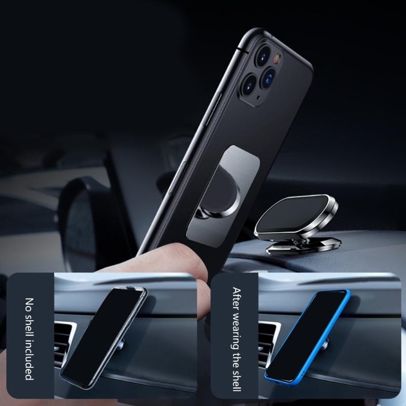 Upgrades Magnetic Plate Strong Metal Sheet Strong Magnetic Phone Holder Accessory Easy To Use for Car Phone Holder