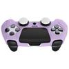 PlayVital Silikonhülle für PS5 Edge weicher Gummi-Schutz Skin für PS5 Edge Wireless inklusive Daumenstick Edition Mauve rutschfester Controller,