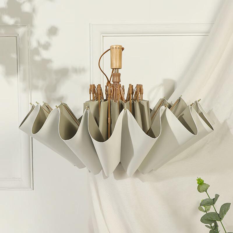 Pu Lian Artistic 24-Rib Folding UV Umbrella