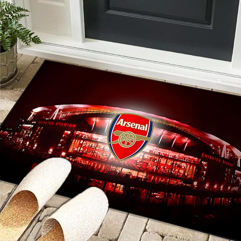 1PC rug Arsenal Football Club Crest Carpet, Chair Rug,Area Rug for Office Bedroom living rooms bedroom, Doormat decor Christmas fan gifts