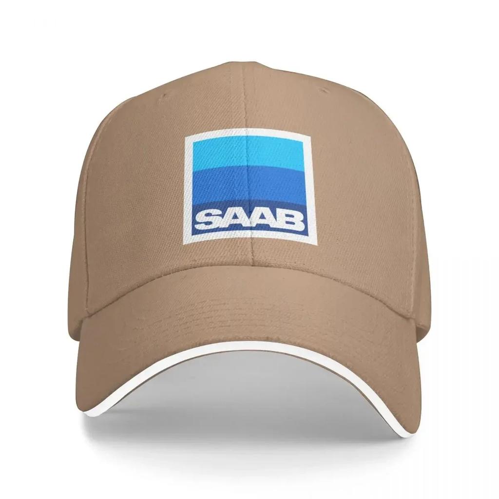 SAAB 3 Colors Baseball Cap Bobble Hat Hat Luxury Brand Hip Hop Hats Man Womens