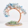 Natural Natural Crystal Tree Handicrafts Crystal Wishing Tree Ornaments Mini Tree Model  Office