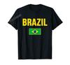 Herren Damen T-Shirt Mehr Designs Brasilien Brasilianische Flagge Brasilien Souvenir Geschenk T-Shirts Hip Hop Tops 100% Baumwolle T-Shirts
