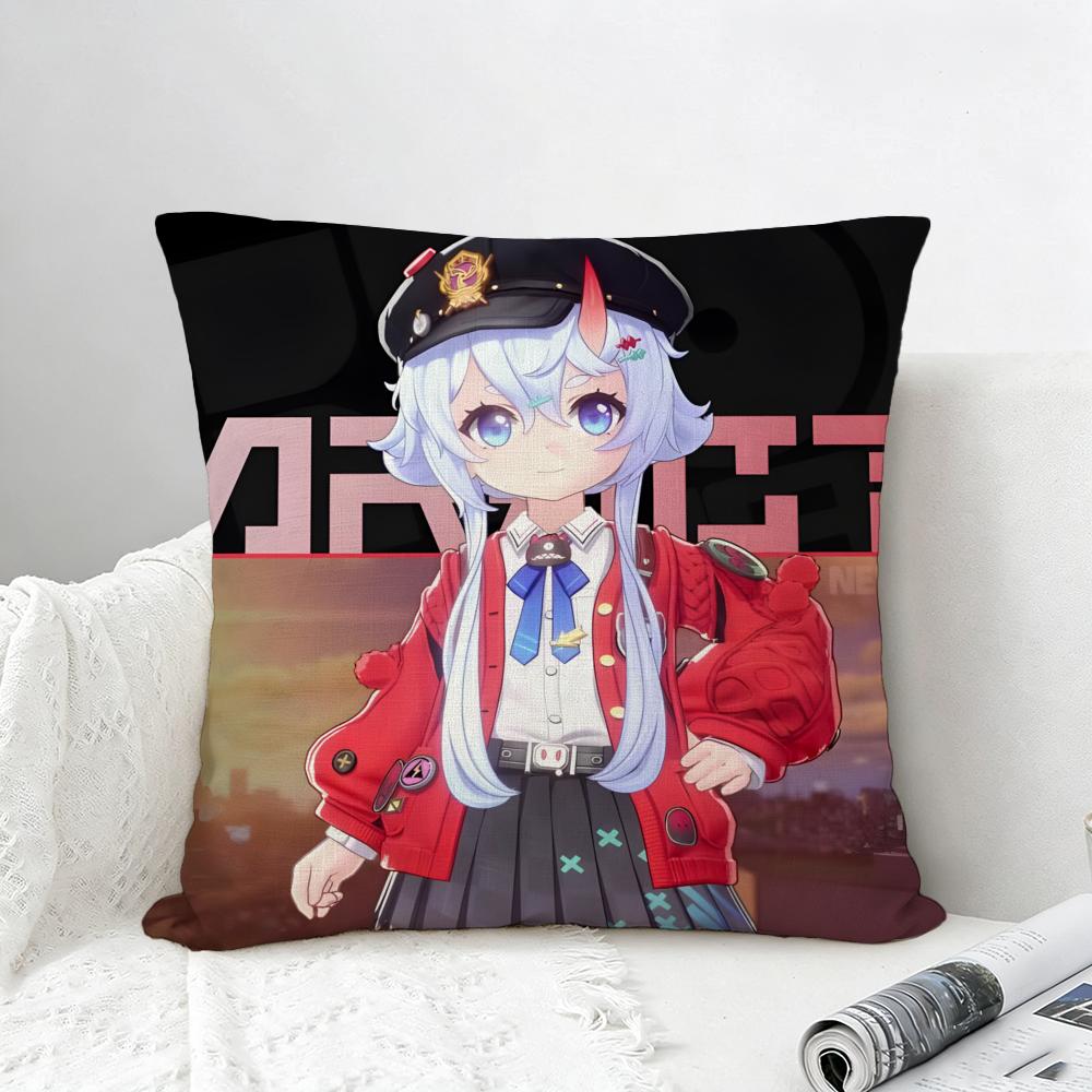 Game Neverness to Everness Cushion Cover Natural Linen Pillowcase Set AllinOne Decor for Sofa Bedroom Chair