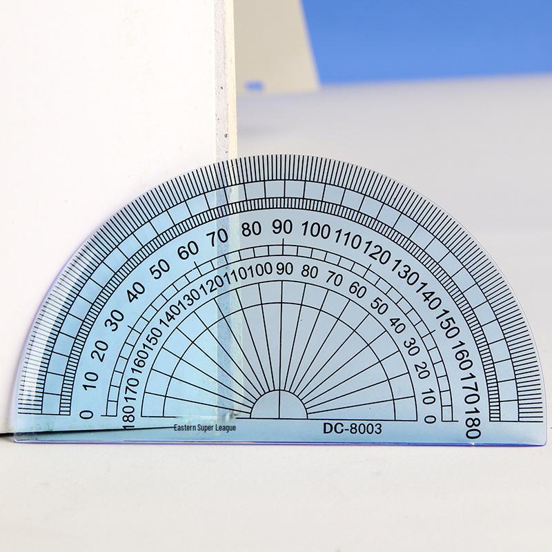 Dongchao 10cm Semicircular Protractor Ruler for Students