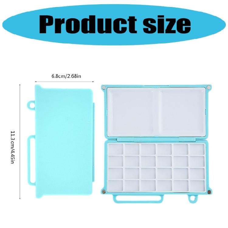 24 Colors Watercolour Paint Palette Empty Watercolor Palette Watercolour Paint Box Paint Tray Palette for Artists