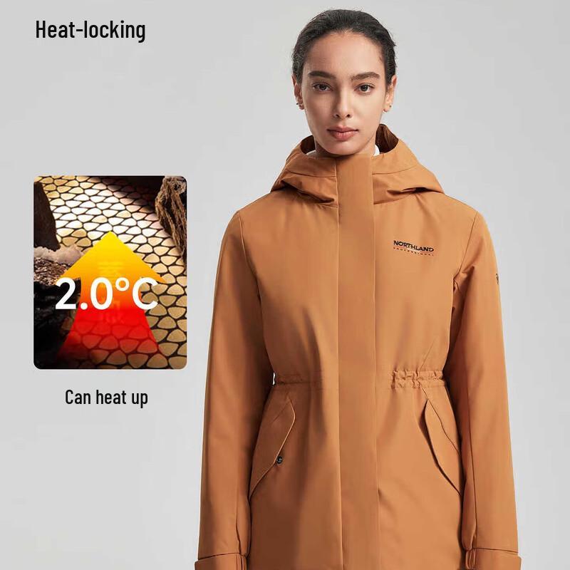 NORTHLAND Women's 2025 Winter Windproof Waterproof Fleece-Lined Jacket
