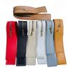 Long PU Band Zippers Close-end Auto-lock Type Gold Color Metal Zipper DIY Bag Accessories