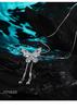 Elegant Butterfly Tassel Zircon Pendant Necklace for Women - Luxury Sweater Chain Accessory