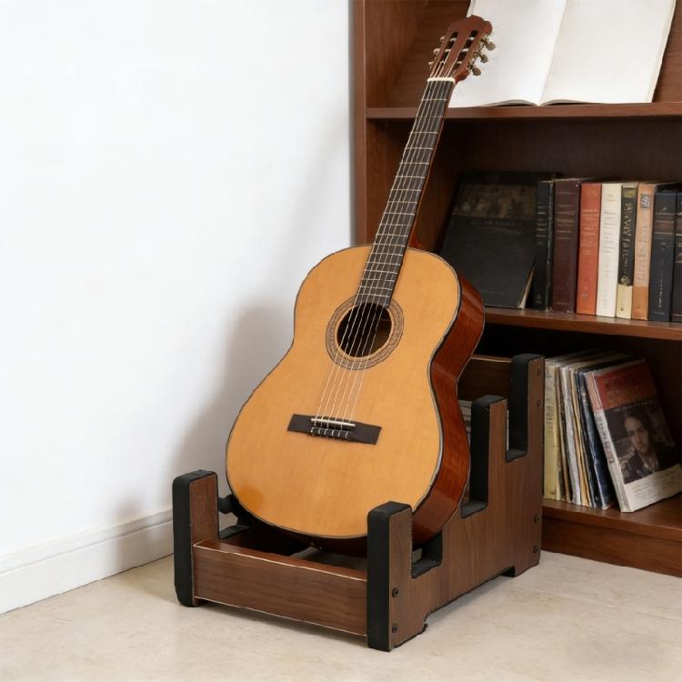 Professional Guitar Display Rack Soft Lining Protects Instruments Holds 3 Guitars Compact for Studio Home Decoration