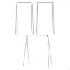Clothing Rack Foldable Stainless Steel Portable for Interiors And Camping