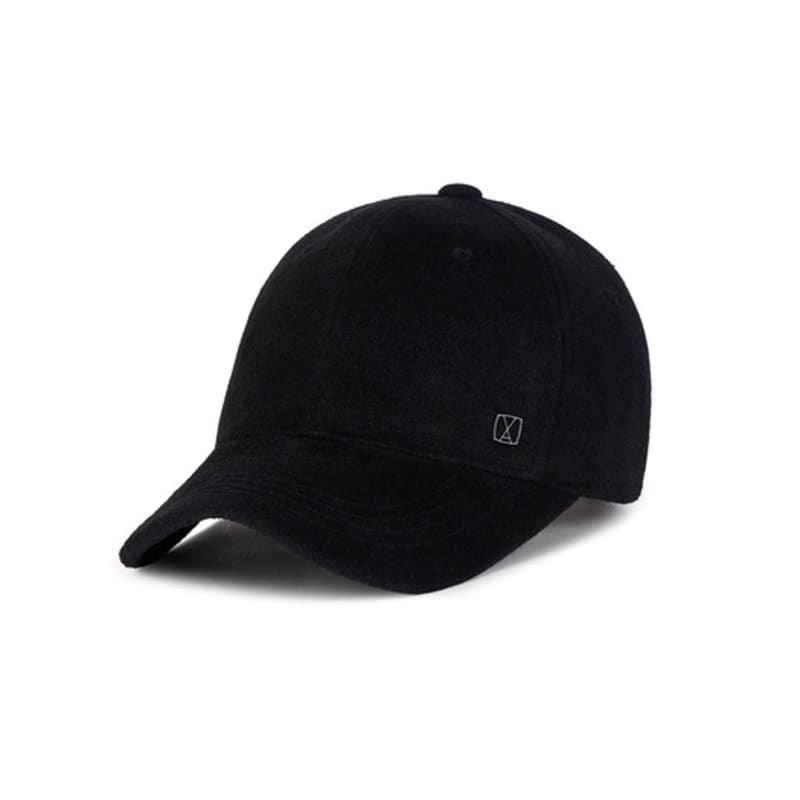 VARZAR VA Square Wool Ball Cap Black