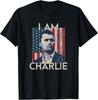 I Am Charlie, We The People, Remember Kirk, US Flag Unisex T-Shirt