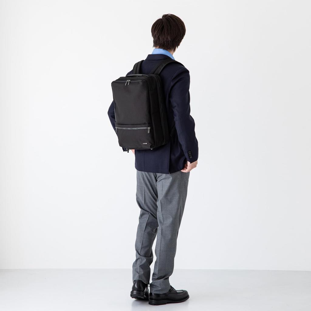 [ACE] Vitara CB Business Bag, 3-Way Design, 15-inch Laptop Storage, Expandable Capacity, Made of Durable Cordura Nylon, B4 Size, 22L Capacity,