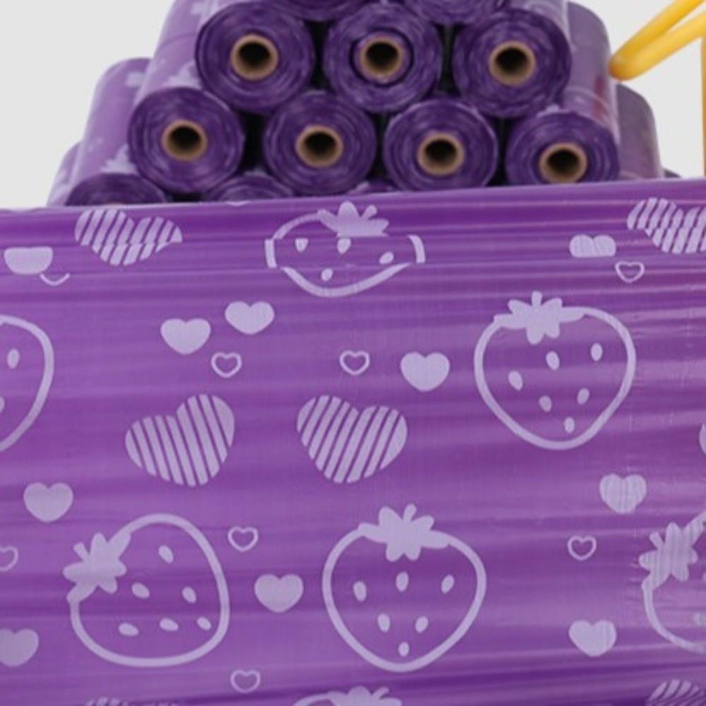 12 Rolls Disposable Degradable Dog Poop Bags Eco-Friendly Put Pet Feces Pet Garbage Bag Leak Proof Portable Pet Pooper Bags