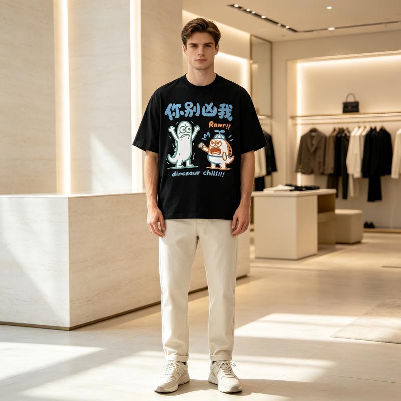 New Comfortable Breathable Crew Neck Unisex WoUnisex Summer Casual Fashion Streetwear Novelty Tee Cotton T-shirts Fun Original Print