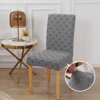 Coprisedile per sedia elastico spesso da 1 pezzo con coprisedia in poliestere jacquard incrociato adatto per ristoranti per banchetti di hotel