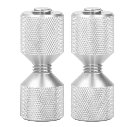 Two M12 Threaded Flange Alignment Pins, 6061 Aluminum, Fits 0.5 to 14 Inch Flanges, 150 lbs Pressure, for Automotive, Marine, and Large Machinery Appl