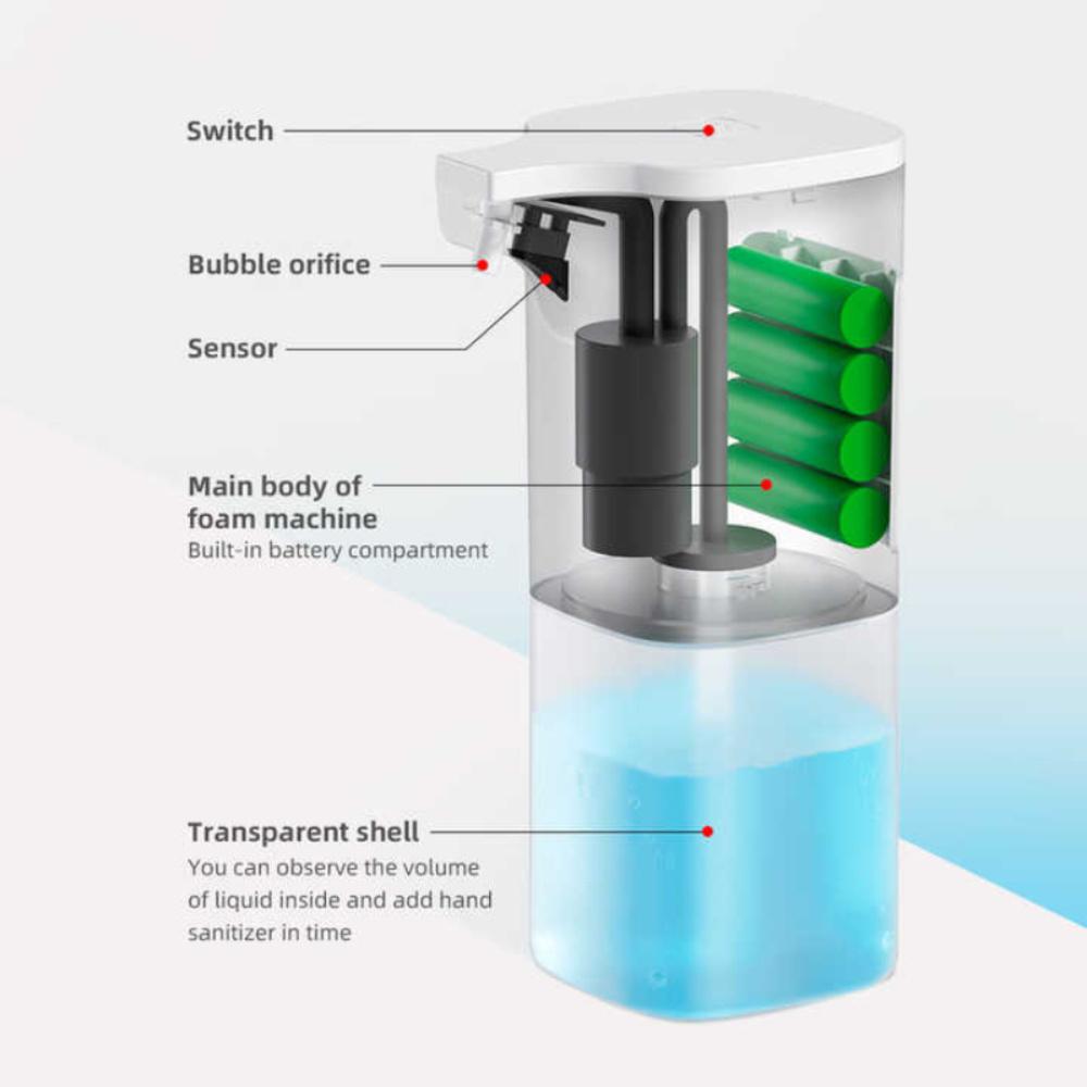 Intelligent Infrared Induction Soap Dispenser Foam Machine Washing Mobile Phone Automatic Induction Soap Dispenser