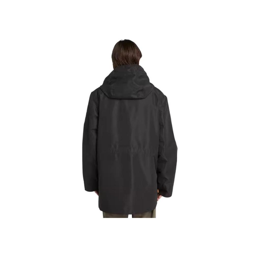 Timberland Solid Color Hooded Three-In-One Fleece Liner Hiking Waterproof Windproof Breathable Jacket Men Jacket A2J5B-001