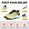Tennis Wide Soft Tennis High High High Instep [FitVille] Men's Shoes, 2E, 4E, Omni-Clay Court, Lightweight, Breathable, Shoes, Non-slip, Grip,