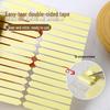 Peel-Off Double-Sided Adhesive Strips for Easy Wearable Nail Art - No-Cut Transparent Tape Template