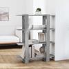 VidaXL Bookcase-Room Divider Sonoma Grey 100x30x123.5 Cm