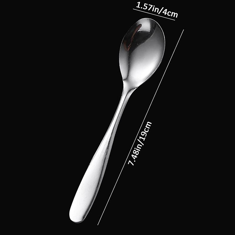 1Pc Coffee Stirring Spoon Cutlery Set Juice Gold Silver Tea Spoons Ice Cream Long Handle Scoop Tableware Kitchen Tools