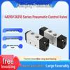 4A Series Pneumatic Valve: Two-Position, Five-Way, Double-Head, Single Control (Models: 4A210-08, 4A320-10, 430-15)