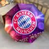 1 PC Automatic Folding Umbrella - FC Bayern Munchen Custom Name Pattern, Portable & Foldable Design with 8 Ribs, Christmas Birthday Gifts