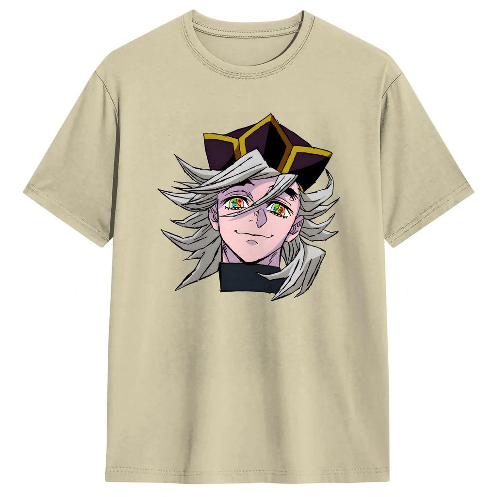 Unique Anime Douma Upper TShirt Unisex O Neck Cotton T Shirt Short Sleeve Tee Shirt Plus Size Tops