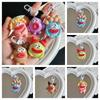 Resin Funny Clown Keychain Cute Big Mouth Keyring Mini Sausage Mouth Pendant  Girls
