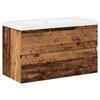 VidaXL Furniture with Integrated Basin Old Wood 81x39.5x49 Cm, Bathroom Vanity Unit, Bathroom Furniture, 3328923