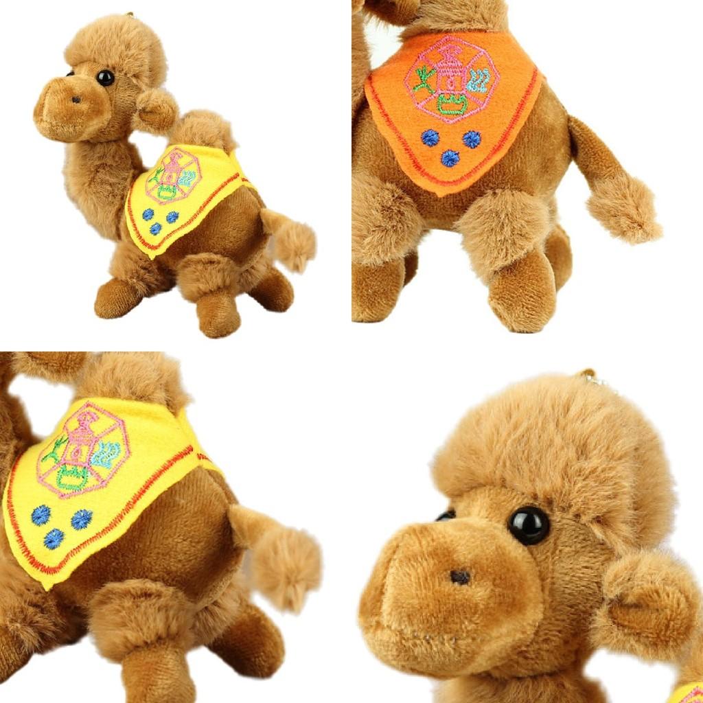 Adorable Desert Camel Plush Toy Soft Stuffed Animal Souvenir For Kids 15cm Pp Cotton