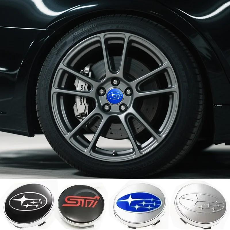 4PCS 60mm Car Wheel Center Covers Tire Hub Caps Emblem for Subaru XV WRC WRX BRZ FORESTER TRIBECA IMPREZA LEGACY OUTBACK STI X777